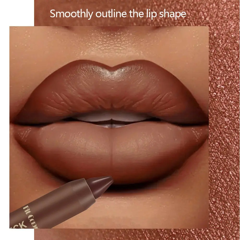Matte Lip Liner and Moisturizing Lip Oil Set